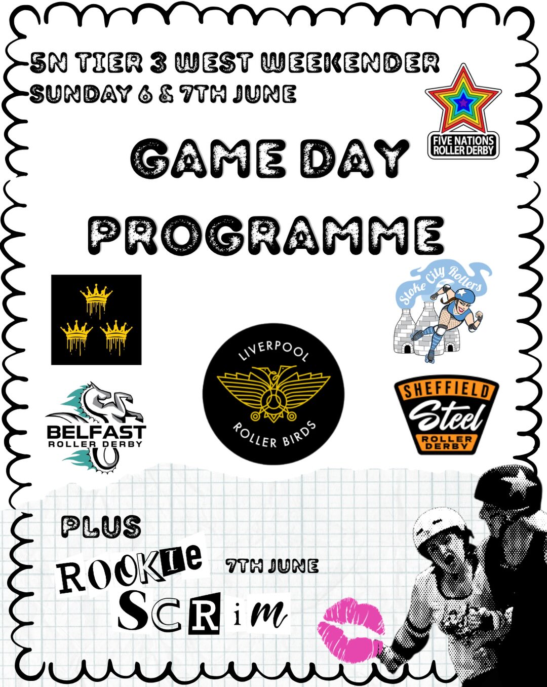 Five Nations Weekender 6&7th June (Sat 6th)